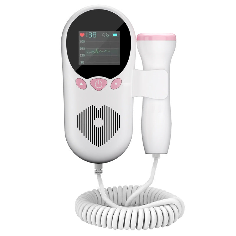 Fetal Heart Meter Fetal Heart Rate Monitor Home Doppler Pregnant Women Listen To Fetal Heart English Neutral Fetal Heart Foreign Trade Cross-border