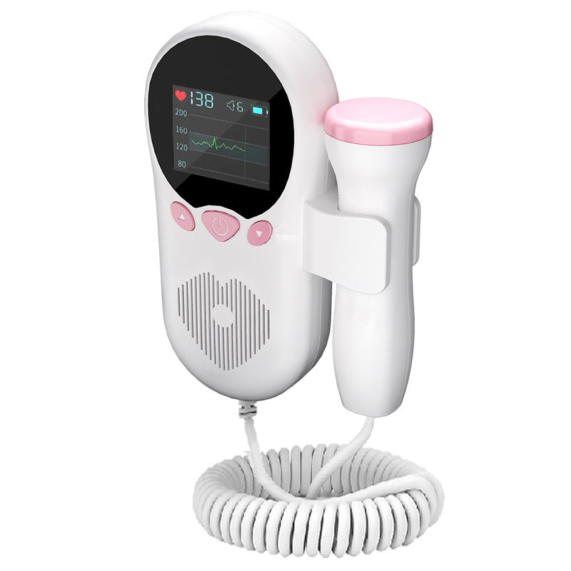 Fetal Heart Meter Fetal Heart Rate Monitor Home Doppler Pregnant Women Listen To Fetal Heart English Neutral Fetal Heart Foreign Trade Cross-border